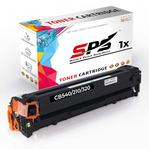 SPS - Tóner Cartucho para impresora HP Color Laserjet CP 1515 N - CB540A / 125A | Negro | 2200 páginas
