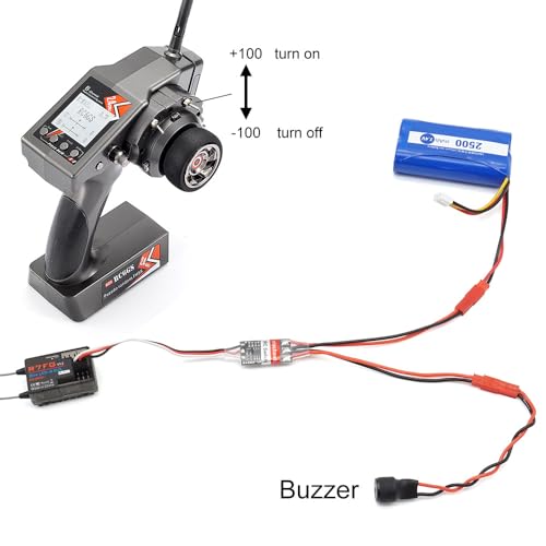 RC Ferngesteuertes AUX ON/OFF Elektronisches Schalter Relais für Auto LKW Boot LED Licht Drohne (8A) – Bild 5
