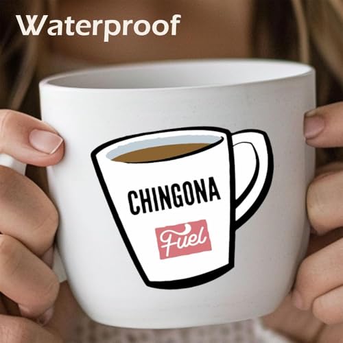Image of Funny Chingona Stickers for Mexican Latina Women, Bold Hispanic Heritage Decals for Water Bottles Laptop Kindle, Vibrant Chicana Power Gift Set, Waterproof Vinyl