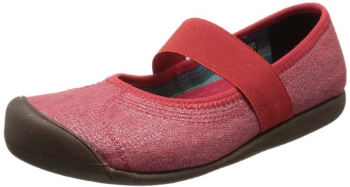 KEEN Women's Sienna MJ Canvas Shoe,Mars Red,8.5 M US