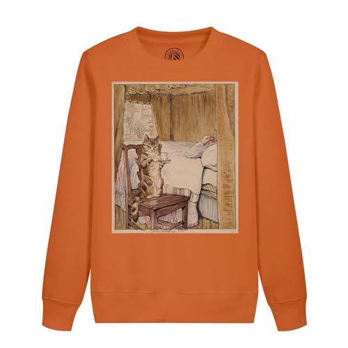 Sweatshirt enfant chat tasse de thé fini les pulls qui grattent avec ce vêtement Beatrix Potter