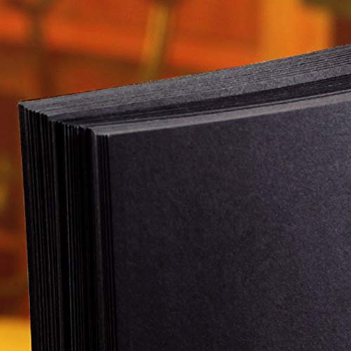 GLigeT Fotoalbum DIY. Handgeschriebenes Fotoalbum Black Ring Binder Fotoalbum/Hochzeit Gästebuch/handgemachtes Retro-Fotoalbum Fotobuch