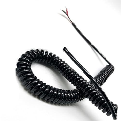 Cable de resorte electrostático de 2 núcleos y 1,5mm resistente de alta durabilidad 4