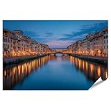 islandburner Premium Poster Ponte Vecchio bei Dämmerung - 
