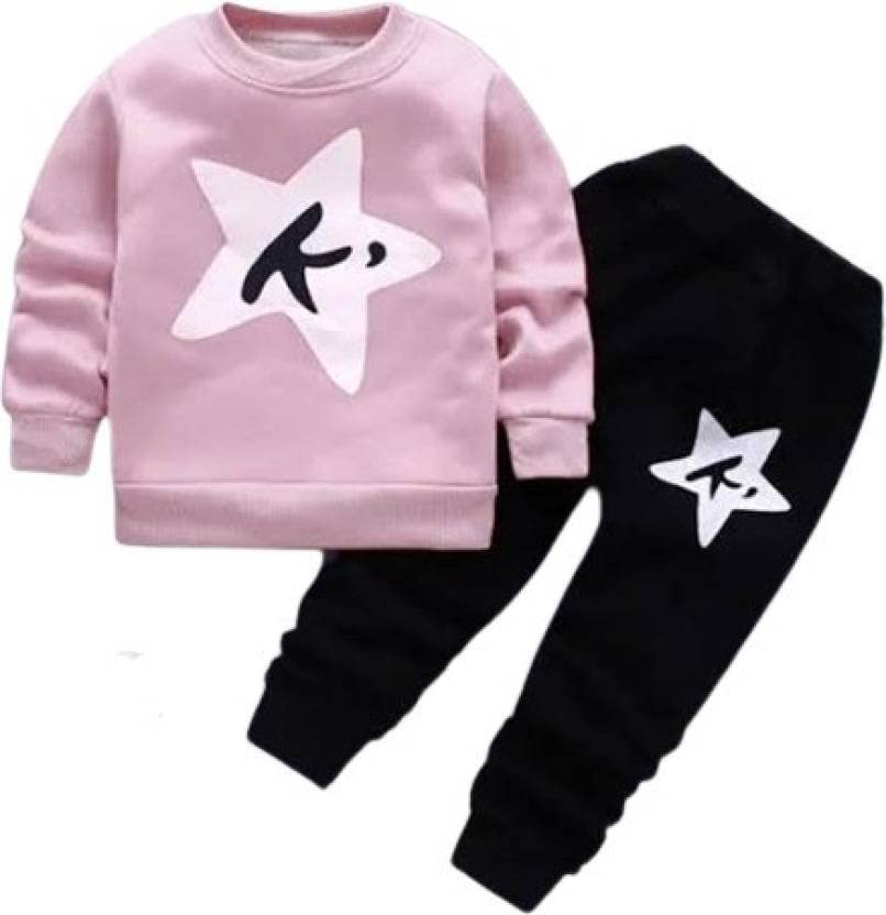 Image of Peterman Boys Regular Fit Hosiery Cotton Full Sleeves Sweatshirt T-shirt & Jogger Pant Clothing Set