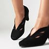 Elerhythm Women's Mary Jane Vintage Heels 1920s Pumps Closed Round Toe 1950s Victorian Retro Shoes