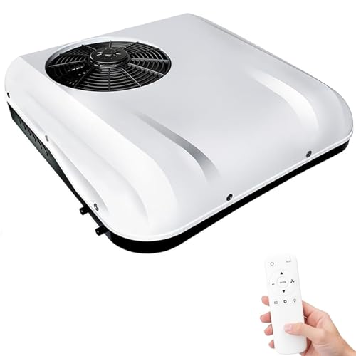 HaiZethonic Rv Klimaanlage Heizung Combo Universal Dach Ac Einheit,Dc Rv Klimaanlage Mit Wärme,Leise Camper A/C Einheit,Schnelle Heizung & Kühlung...