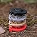 GMBYLBY High Tensile Camp Canister Caps Compacts Bottles Caps Nonslip Grip for Outdoor Stove Leak Proof Bottles Cover