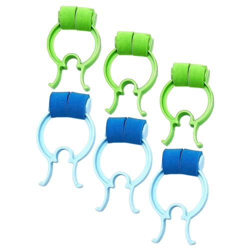 Homoyoyo 6pcs Nose Clips for Nosebleeds and Exercise Durable Nasal Stoppers for Household Use for All Nose Types Blue Green Colors Included