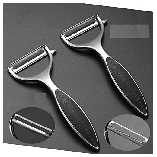 Pelador Profesional, pelador de aleación de Zinc Verduras y Frutas, Inoxidable Muy aguda y Duradera, Cortadora Peeler en Forma de Y, Peladora de Patata y verdura de Fruta (2 Piezas)