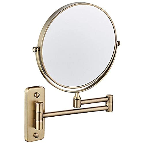 Miroir maquillage grossissement 5X pivotant 360 extensible pour rasage net