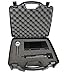 CASEMATIX Wireless Microphone Case - Hard Shell Mic Foam Carrying Case with Customizable Foam Compatible with Sennheiser, Shure, Audio Technica, Nady, VocoPro, Receivers, Transmitters