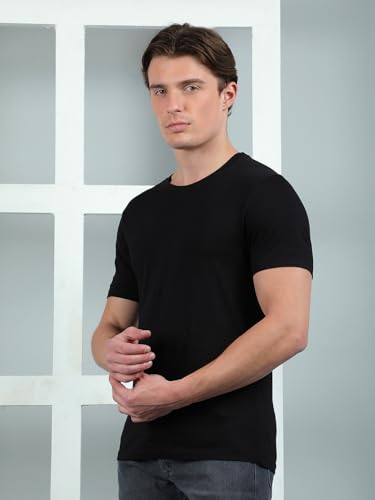 Image of Dollar Pack of 1 Cotton Solid Men Tshirt