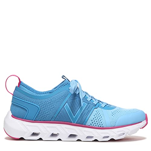 Image of Vionic Women's Captivate Oxford, Horizon Blue Knit Sn, 6 US
