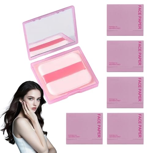 600 PCS Blotting Paper for Oily Skin Oil Blotting Sheets for Face Lavender Facial Oil Absorbing Paper Portable Oil Absorbing Sheets Oil Control Film for Oily Skin