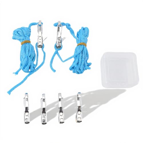 GOWENIC Rope Adjuster, Easy Control Quick Adjustment Secure Fixation Cord Tensioner with Brass Roller and Stainless Steel Spring, for Camping Boating Outdoor Activities