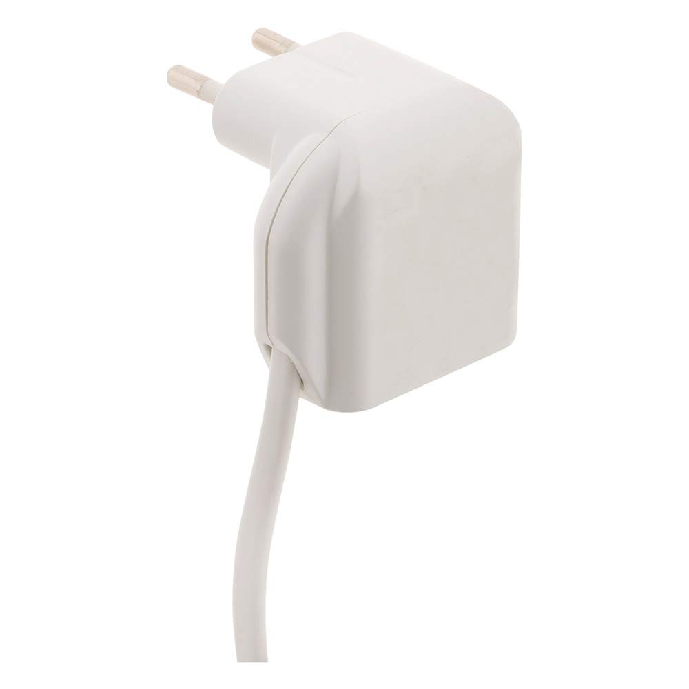 Zenitech - Przedłużacz HO3VVH2-F 2x0.75mm² 3m - PVC - Kompatybilny z Urządzeniami Elektrycznymi Wewnętrznymi, Wtyczka z Zasłoną Bezpieczeństwa, Certyfikaty NF i CE - Wygodne Użytkowanie Domowe - Biały