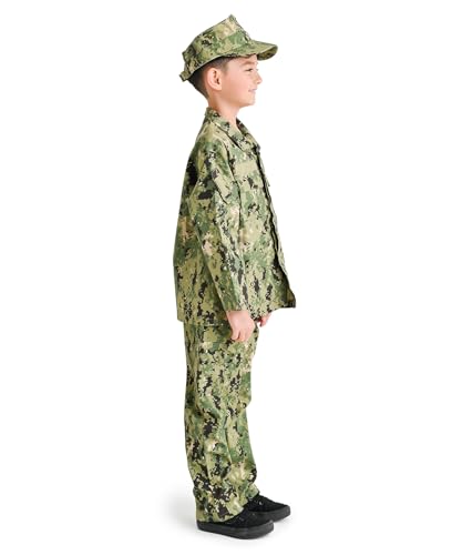 Disfraz infantil uniforme militar digital NWU 3 piezas miniatura 3