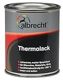 Albrecht Thermolack matt 500 Grad Celcius 125 ml, schwarz, 3400606770000000125
