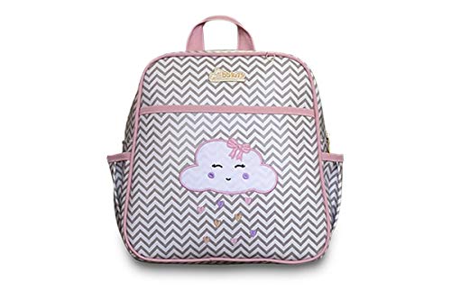 Kit Bolsas Maternidade Menino Chevrom/Rosa BB chuva de Amor