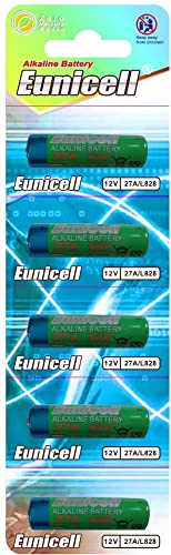 Eunicell 5er Blister 27A Batterie ∣ 12V High Power Alkaline ∣ MN27 L828 ∣ Für Fernbedienungen & Funk