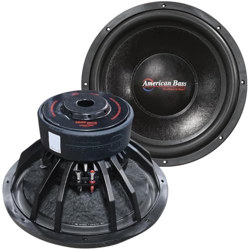 American Bass Titan 15" 3000 Max Watts Car Subwoofer