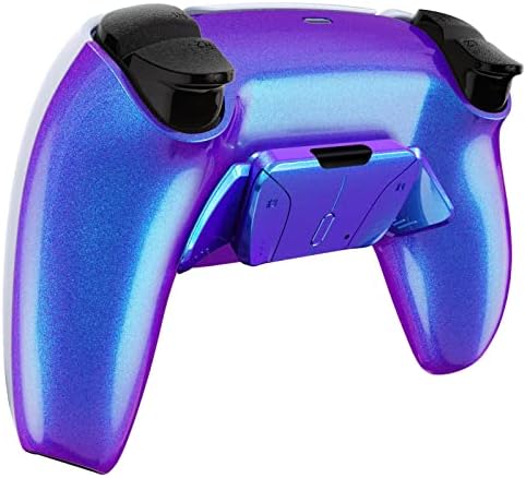 eXtremeRate Chameleon Purple Blue Programable RISE4 Remap Kit for ps5 Controller BDM-010 BDM-020, Upgrade Board & Redesigned Back Shell & 4 Back Buttons for ps5 Controller - Controller NOT Included — view 7