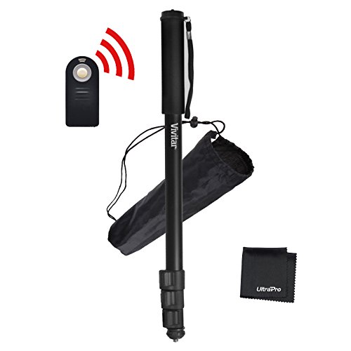 UltraPro 67" Monopod + Wireless Remote Bundle for Nikon Digital Cameras, Includes UltraPro