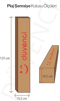 Mega Şemsiye 10 Telli Kalın Polyester Kumaşlı Balkon, Plaj Şemsiyesi (Bidon Hariç) - Krem