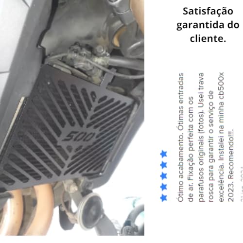 Protetor De Radiador Cb500x Até Ano 2023 Aço Carbono