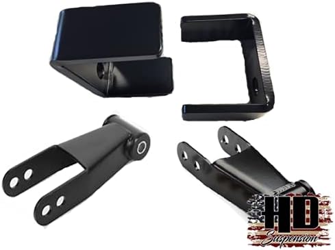 HD Suspension 4" Rear Drop Flip Kit Lowering Kit for 1989-2013 Ranger 2WD | Axle Flip Lowering Kit | Heavy Duty Steel | Easy Bolt-On Installation
