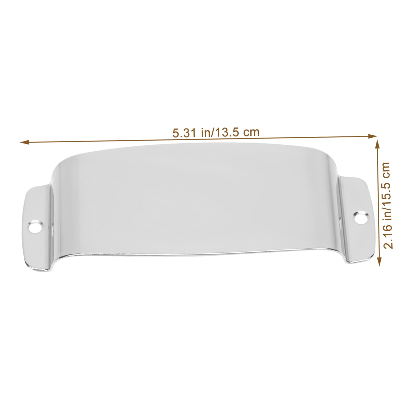 Levemolo Bass Guitar Pickup Covers Zinc Alloy Protective Cover for Pickup Bass Pickguard