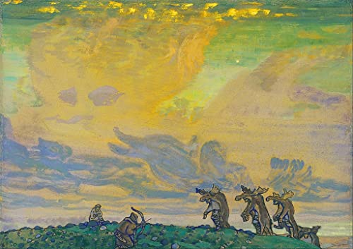 Toile Sacre du Printemps Roerich 60x90cm pour habiller un grand mur vide