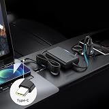 65 W USB-C ładowarka samochodowa zasilacz samochodowy kabel do ładowania do Dell HP Lenovo Asus Acer Samsung Google Chromebook MacBook USB C Laptop ładowarka samochodowa 12 V-24 V adapter