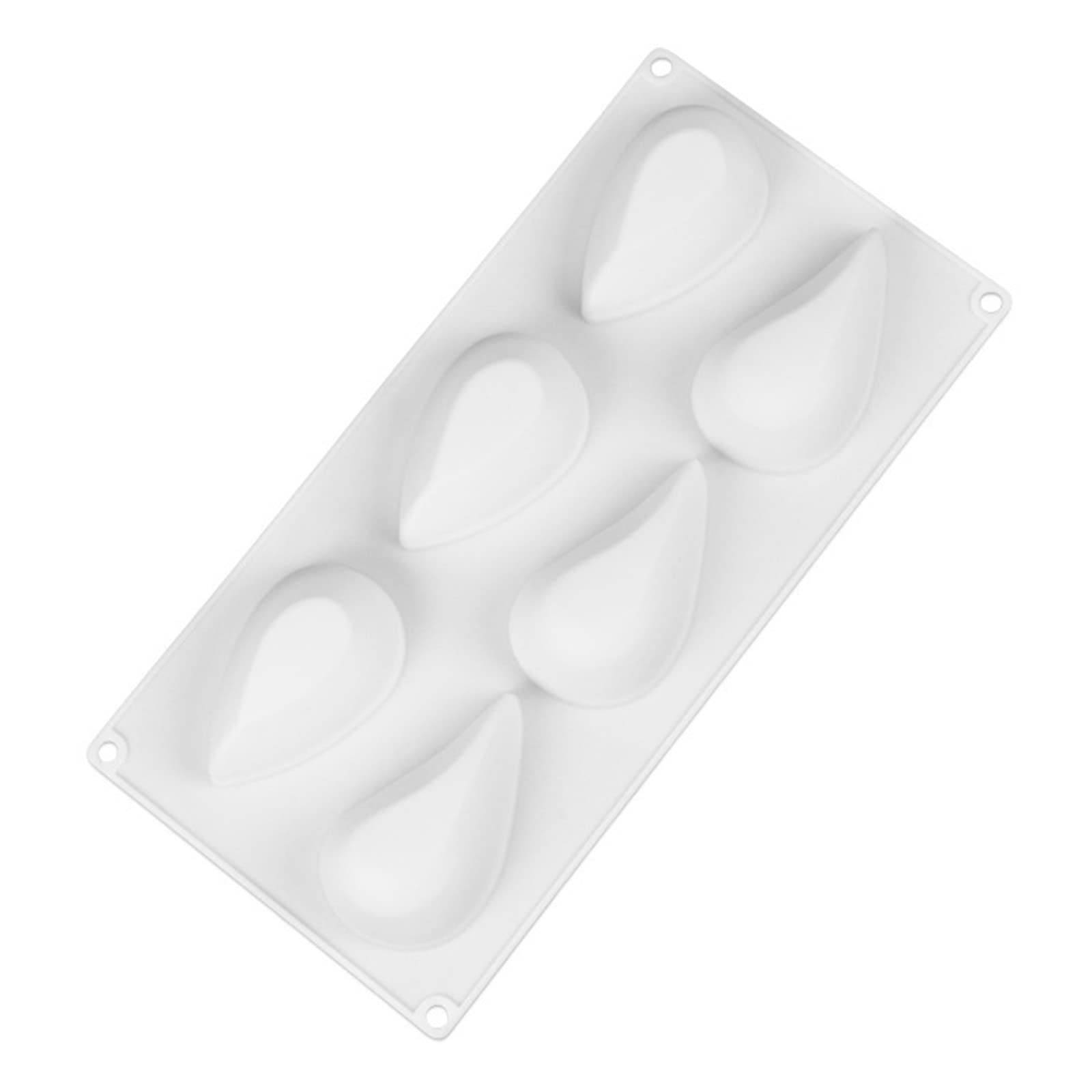 Kalttoy 6 Holes Silicone Chocolate Molds Heart Shape Non-Stick Kitchen Baking Pans Fondants Molds for Making Candy Jelly Muffins Silicone