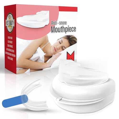Maestrox Mouthguard for Snoring – Custom Fit Moldable Anti-Snore Device – Protects Teeth, Portable & Reusable
