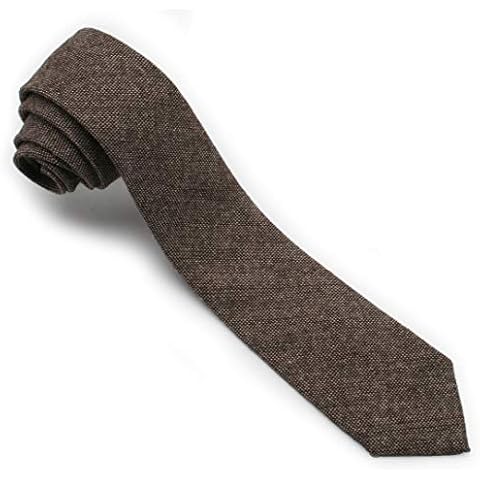 Corbata de lana y poliéster para hombre Ruth&Boaz (Tweed Brown) Cover