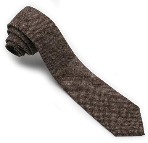 Ruth&Boaz Men's Wool Blend Skinny Necktie Tie…