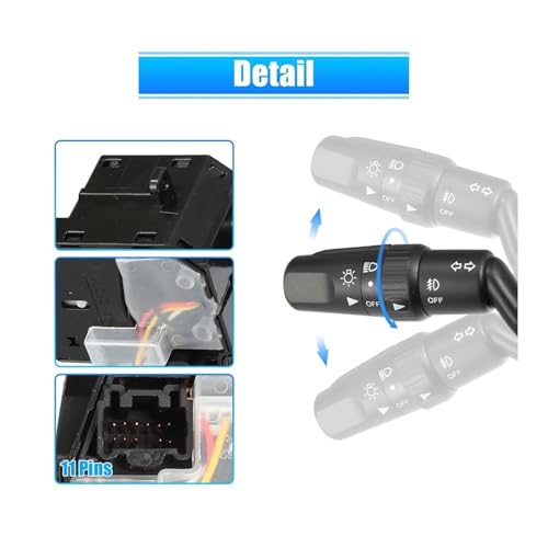 Interrupteur de clignotant Mazda 3 commande précise antibrouillard et phare - 4