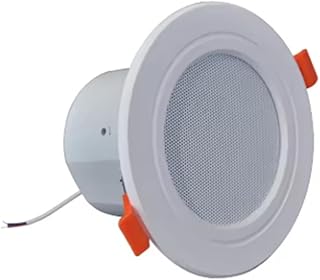 Ohulelks Altavoz de Techo de 3 Pulgadas para el Hogar, 10 W, Resistente A la Humedad, de Rango Completo, con Cubierta, de Audio Moderno para el Hogar, Color