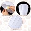 Coume 24 Pcs Disposable Non Woven Apron Chef Hat Set, Adult Kitchen Aprons Adjustable Bakery Hats for Kitchen Cooking Baking (White) #2