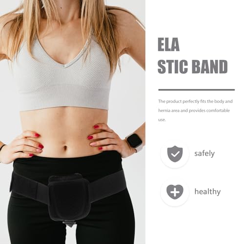 Faja hernia ajustable para adultos negra miniatura 7