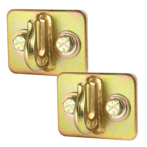 AyA Gear 5/16-in Bolt On Grab Hook Mount 70 Forged Steel Tow Hook Work Well for Loader, Tractor Bucket, RV, UTV,Truck