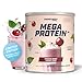 Produktbild Energybody Mega Protein "Kirsche-Quark" 975 g/Mehrkomponenten Protein Pulver mit Casein Whey Mix als Eiweiss Protein Pulver/Eiweiß Shake ohne Aspartam/Eiweißpulver