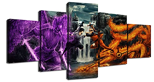 Mtebocc Anime Poster Pack Teens Posters Bedroom Art Room Decor Give Boy Gifts 6 Piece Canvas Wall Art Paintings Canvas Hd Picture Prints With Frame #TOP25