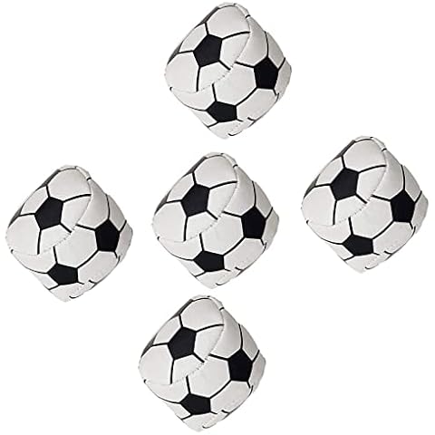 WEIWEIHOPE 5 Pcs Sandbag Soccer Footbag Handwork Sand Sack for Children Outdoor Sports Toys Gifts Cover