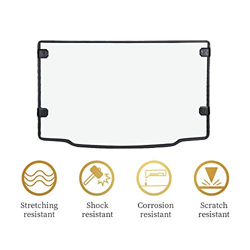 HJSIUTV Front Full Windshield Replacement for 2015-2021 Polaris Ranger Midsize 570 500 Crew EV ETX Scratch Resistant 1/4 Inch Thick PMMA Windscreen by HJSIUTV - Image 3