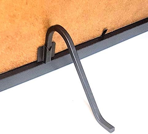 5 x Small Black Curl Up & Stand Square Wire Picture Photo Frame Stands Easel