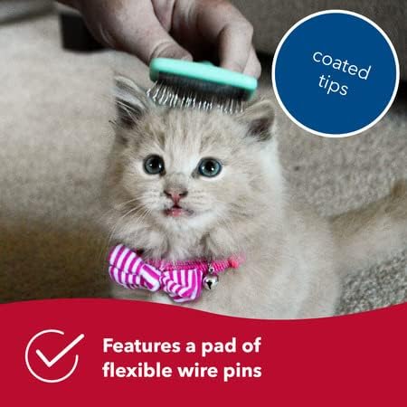 Coastal Pet Li'l Pals - Kitten Slicker Brush with Coated Tips