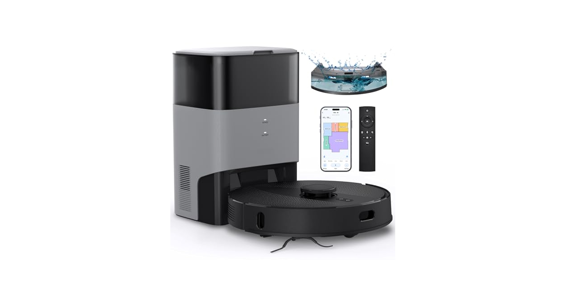 ROBOTⅡ Biotar4cm F2 Amazon.com - Robot Vacuum and Mop: 2-In-1 Robotic Vacuum